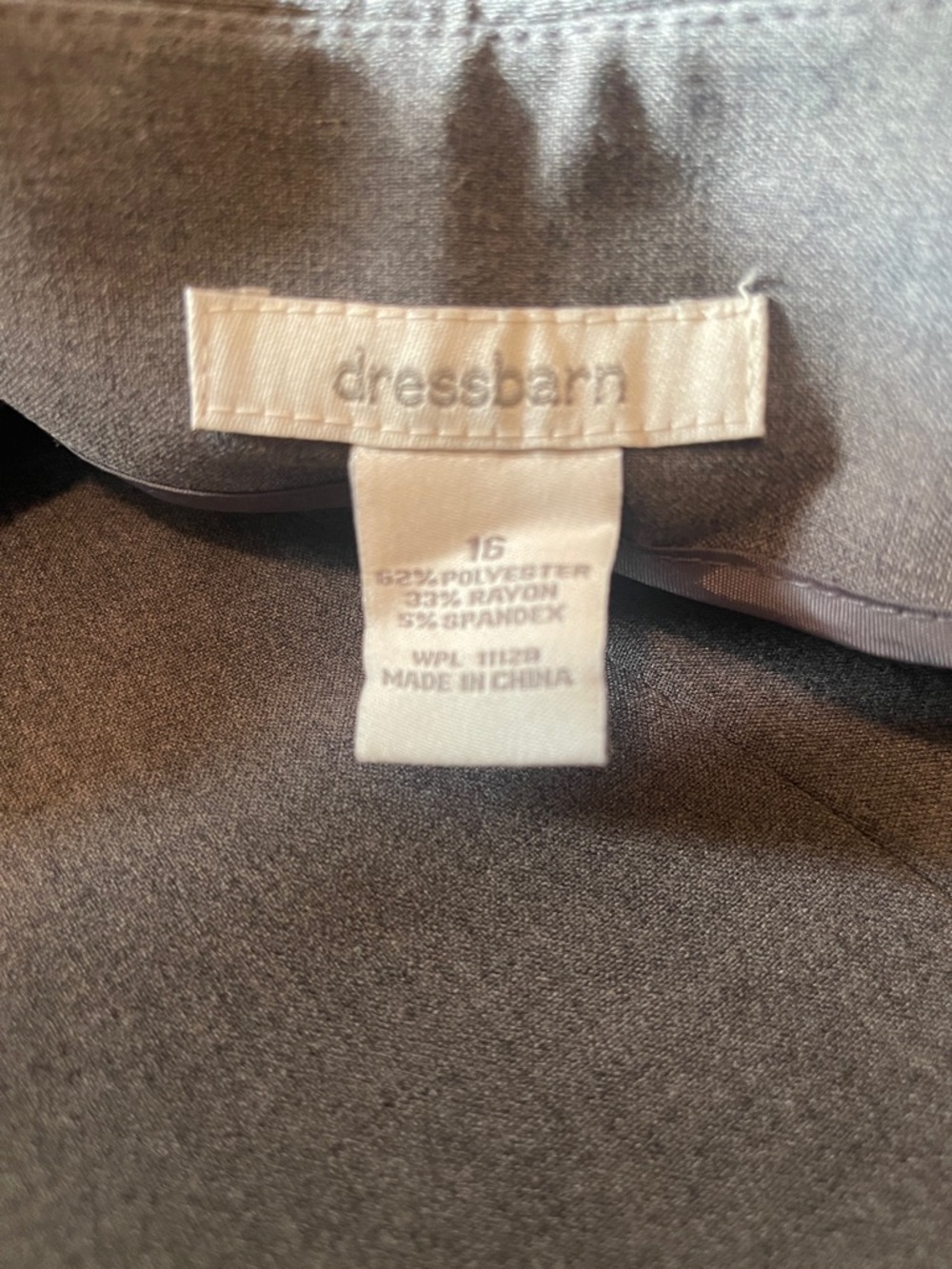 dressbarn Gray A-Line Midi Skirt - Picture 3 of 3